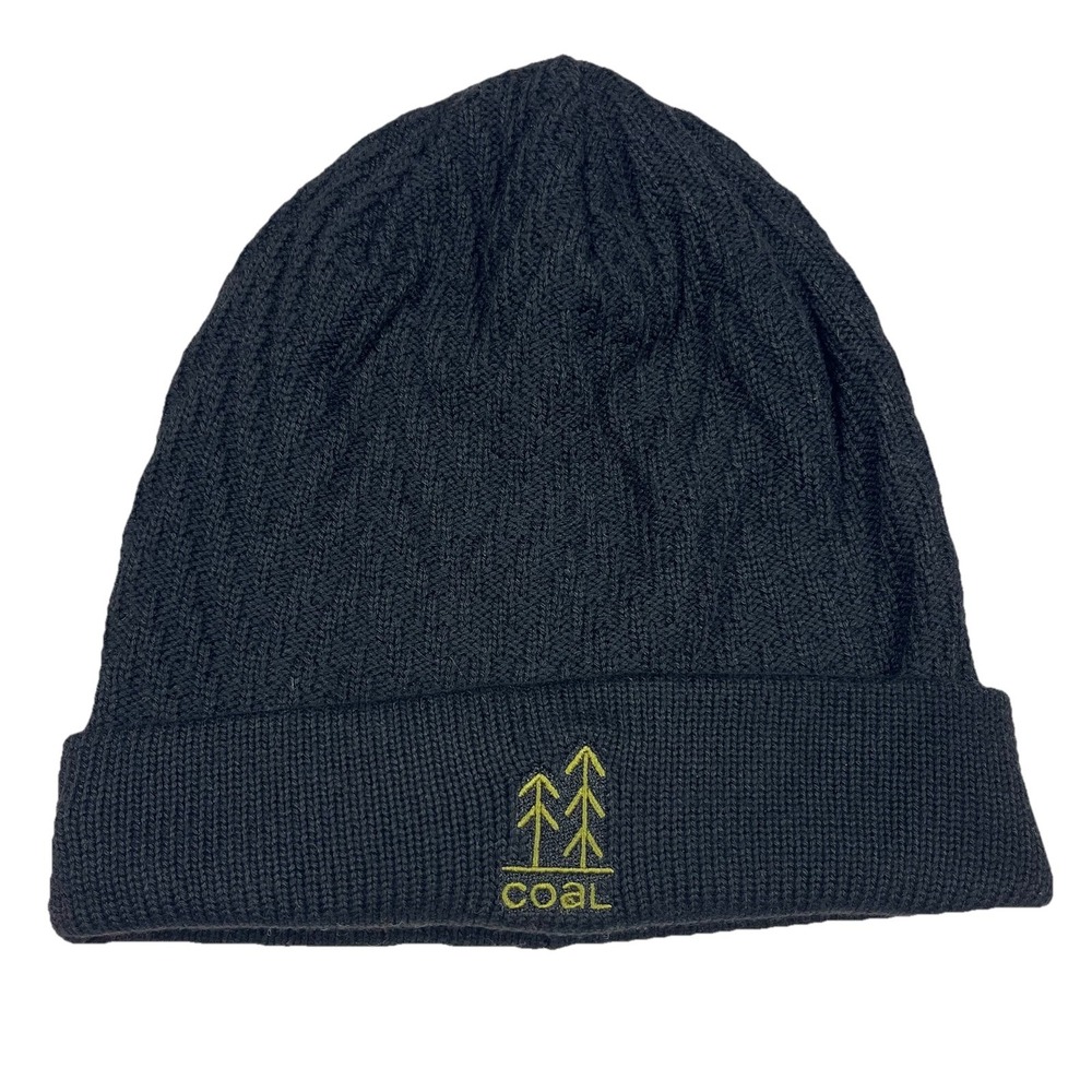 Coal Beanie Hat The Winslow Adult‎ Black Cuff Winter Ski Snowboard Outdoor Eco